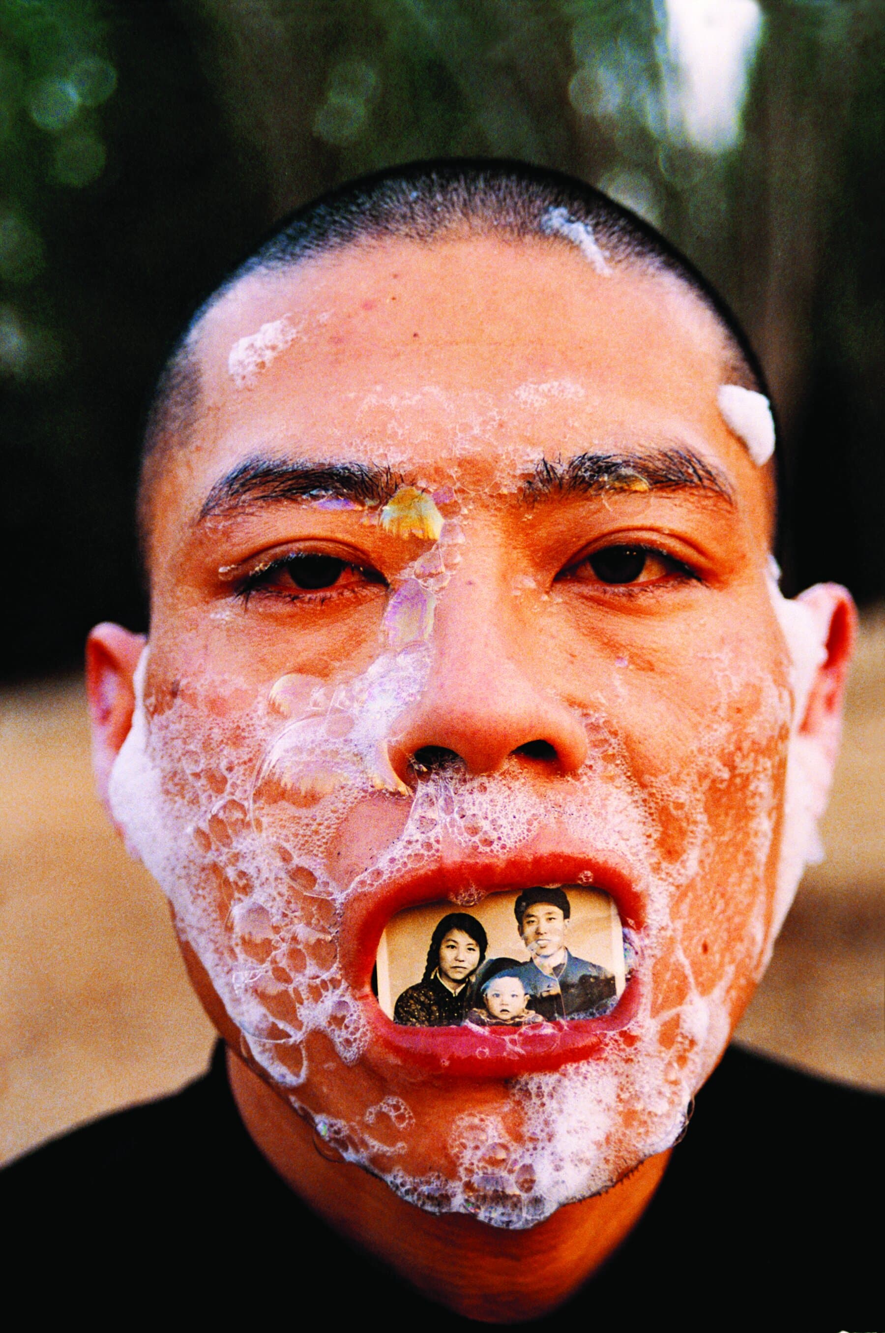 Zhang Huan, Foam 8, 1998