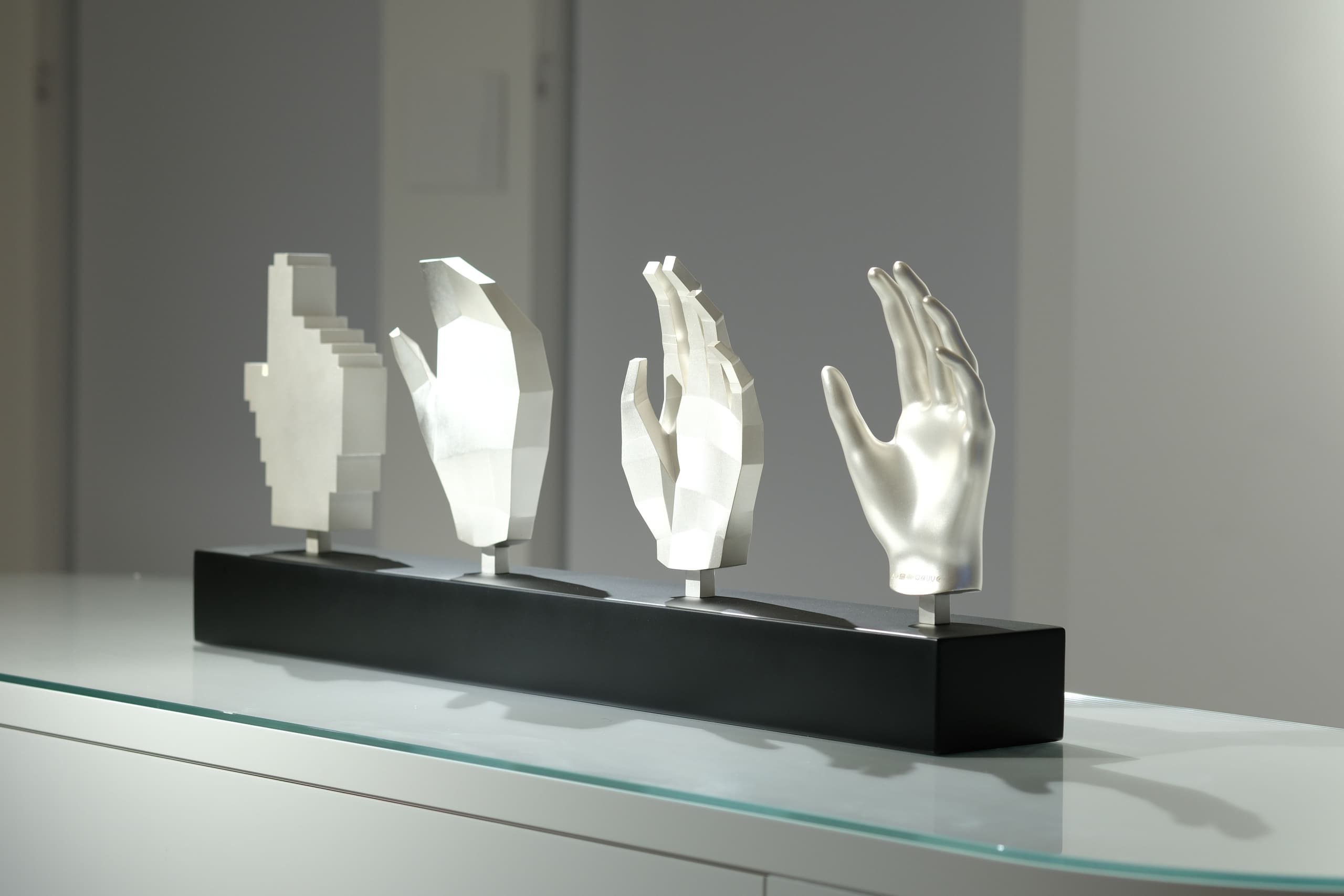 Jack Butcher Work silver set art Asprey Studio